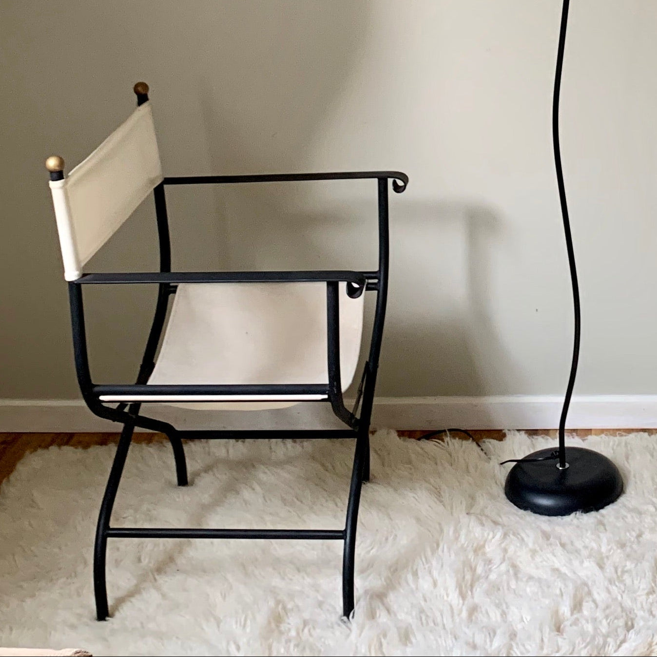 Vintage Director's Style Chair — One Available