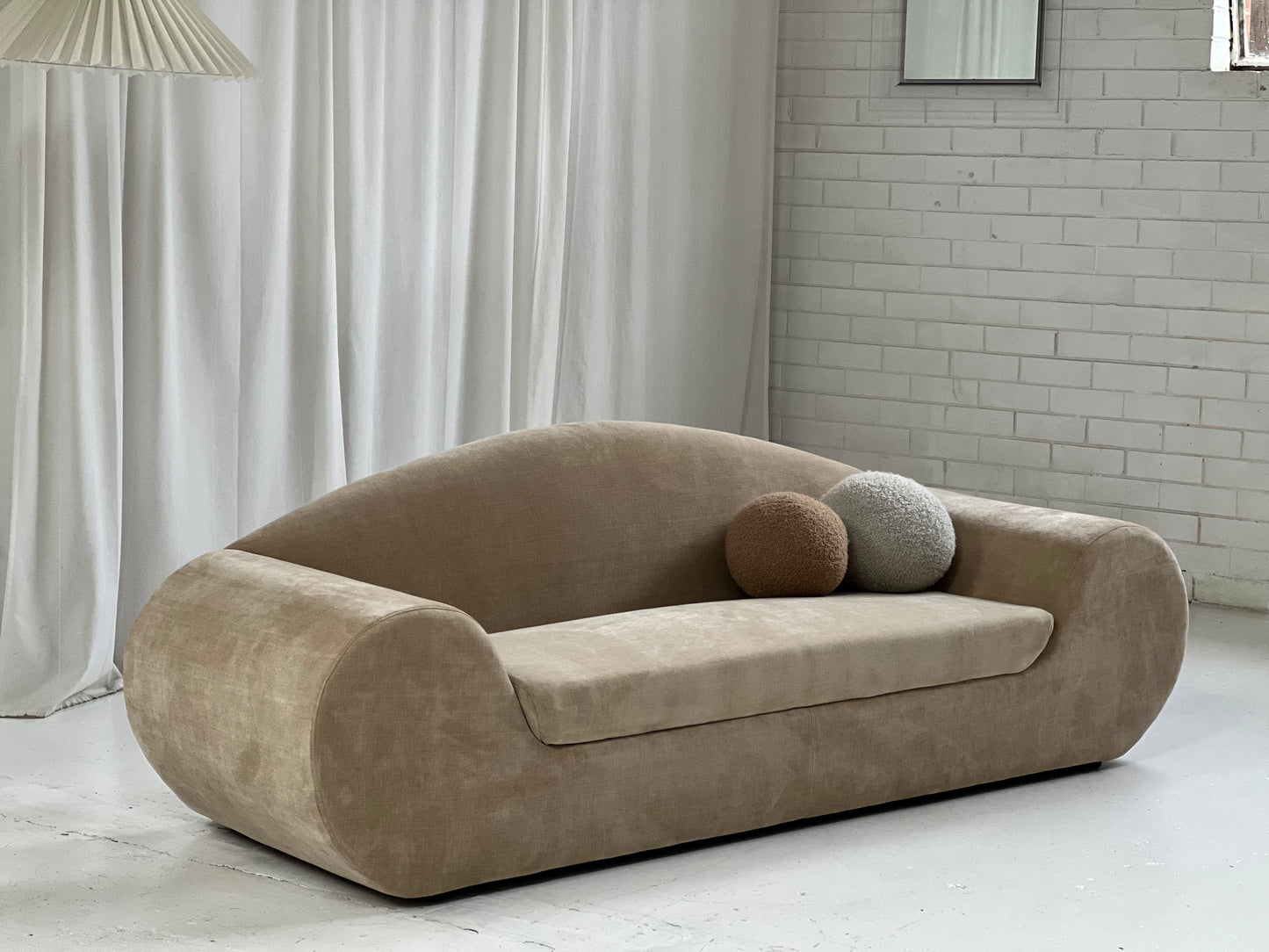 - Bespoke Velvet Space Sofa