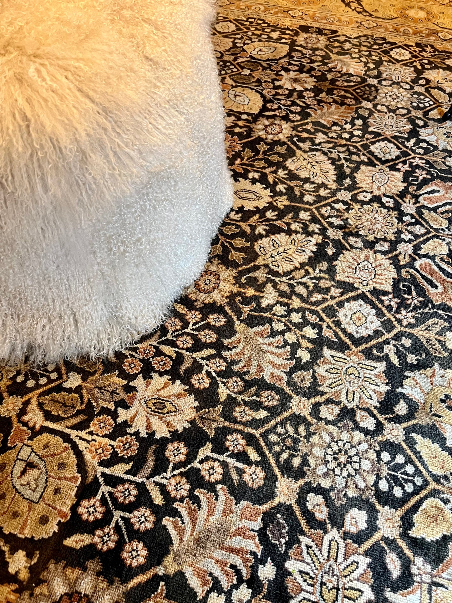 - Large Handmade Hali Wool Rug