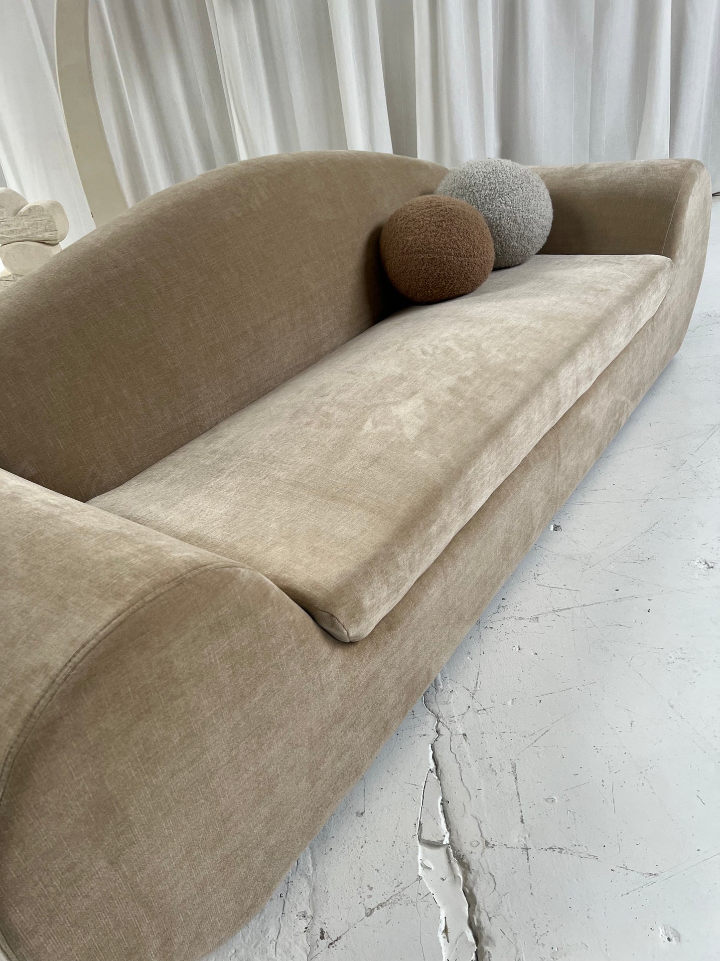 - Bespoke Velvet Space Sofa