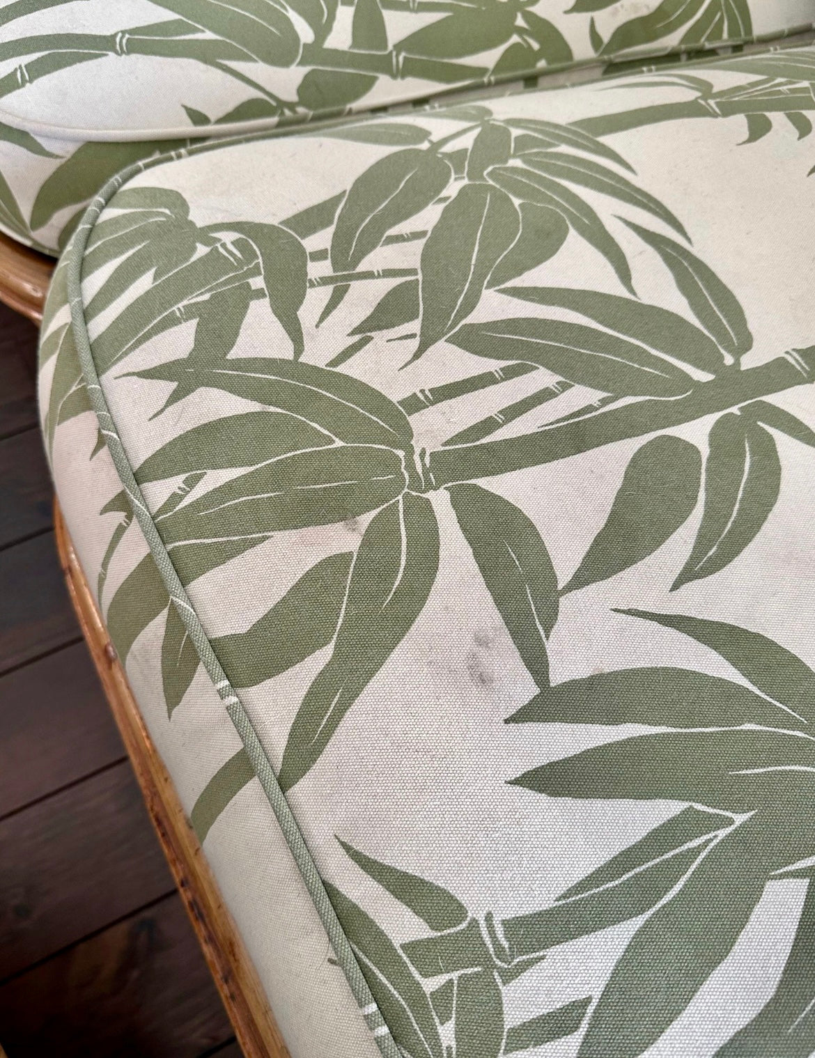 - Vintage Paul Frankl Pretzel Five Piece Cane Setting