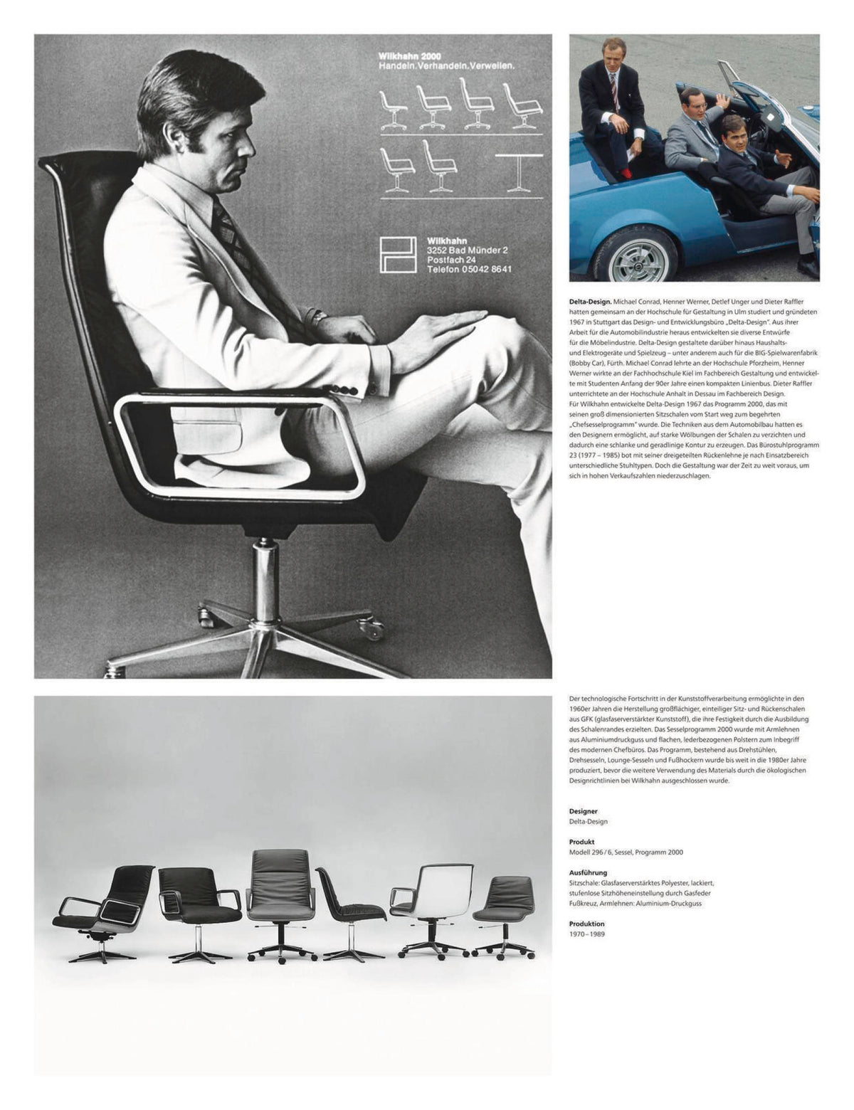 Vintage Wilkhahn Programme 2000 Executive Chair