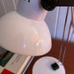 Vintage enamel desk lamps