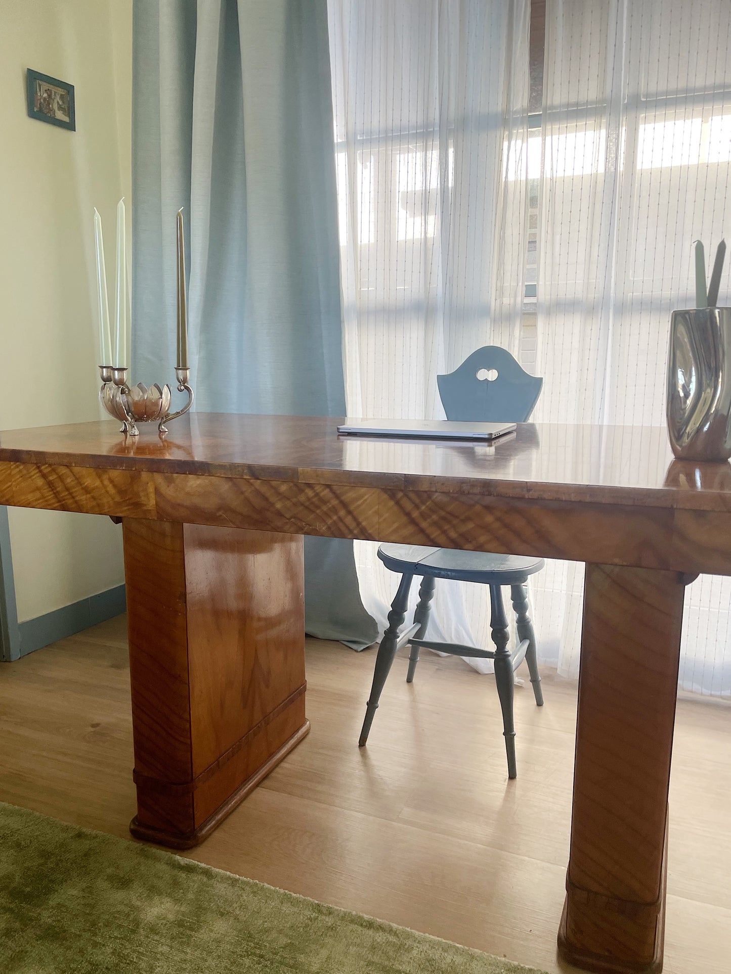 Vintage Burl Wood Table