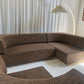 ON HOLD - Vintage Italian Designer Chunky Boucle Modular Sofa