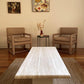- Solid Travertine Coffee Table