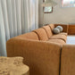Bespoke Vintage Boucle Curved Modular Sofa