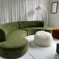 Bespoke Green Curved Modular Sofa