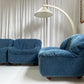 Zotta Vintage Corduroy Modular Chairs - Four Available