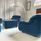 Zotta Vintage Corduroy Modular Chairs - Four Available