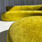 Large Bespoke Chartreuse Sofa with Ottoman