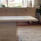 - Solid Travertine Coffee Table