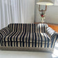 Vintage Stripe Velvet Sofa