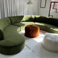 Bespoke Green Curved Modular Sofa