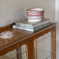 Vintage 1950s Burl & Glass Cabinet