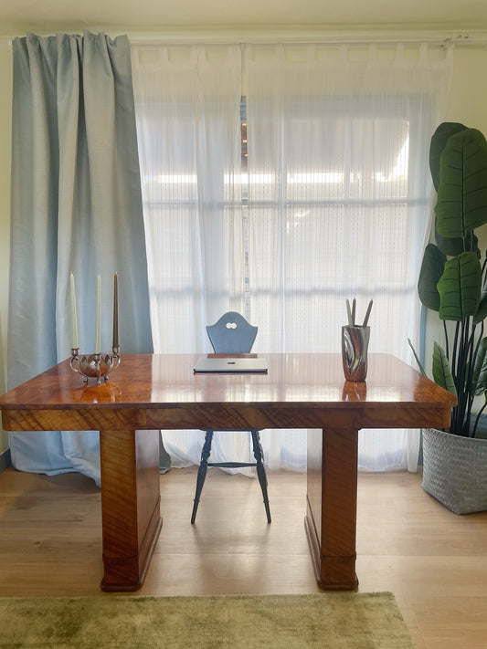 Vintage Burl Wood Table