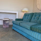 Vintage Blue / Green Striped Midcentury Sofa, 60’s