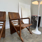Vintage Burmese Teak and Rattan Easy Chair - Two Available