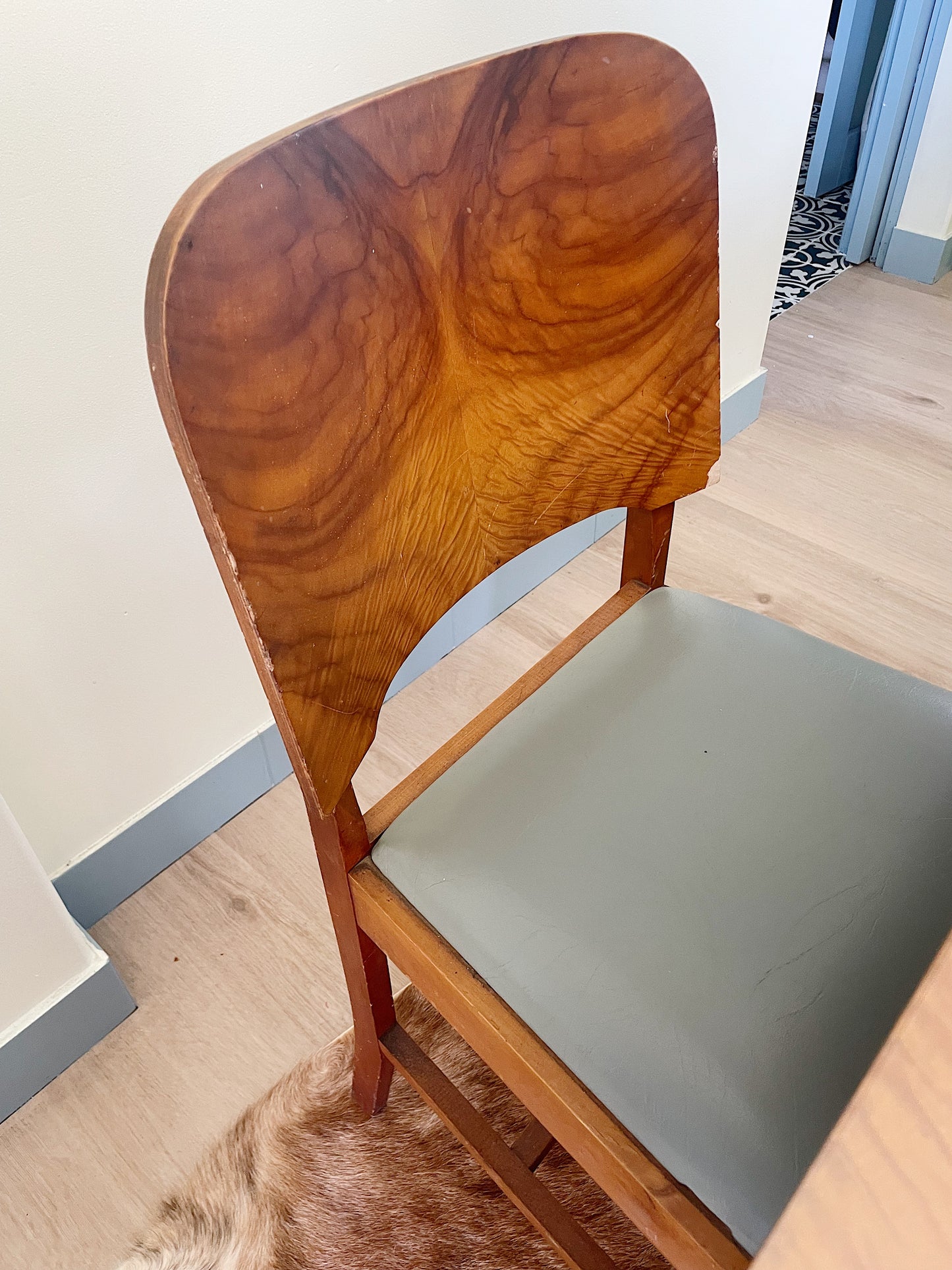 Vintage Burl Wood Table