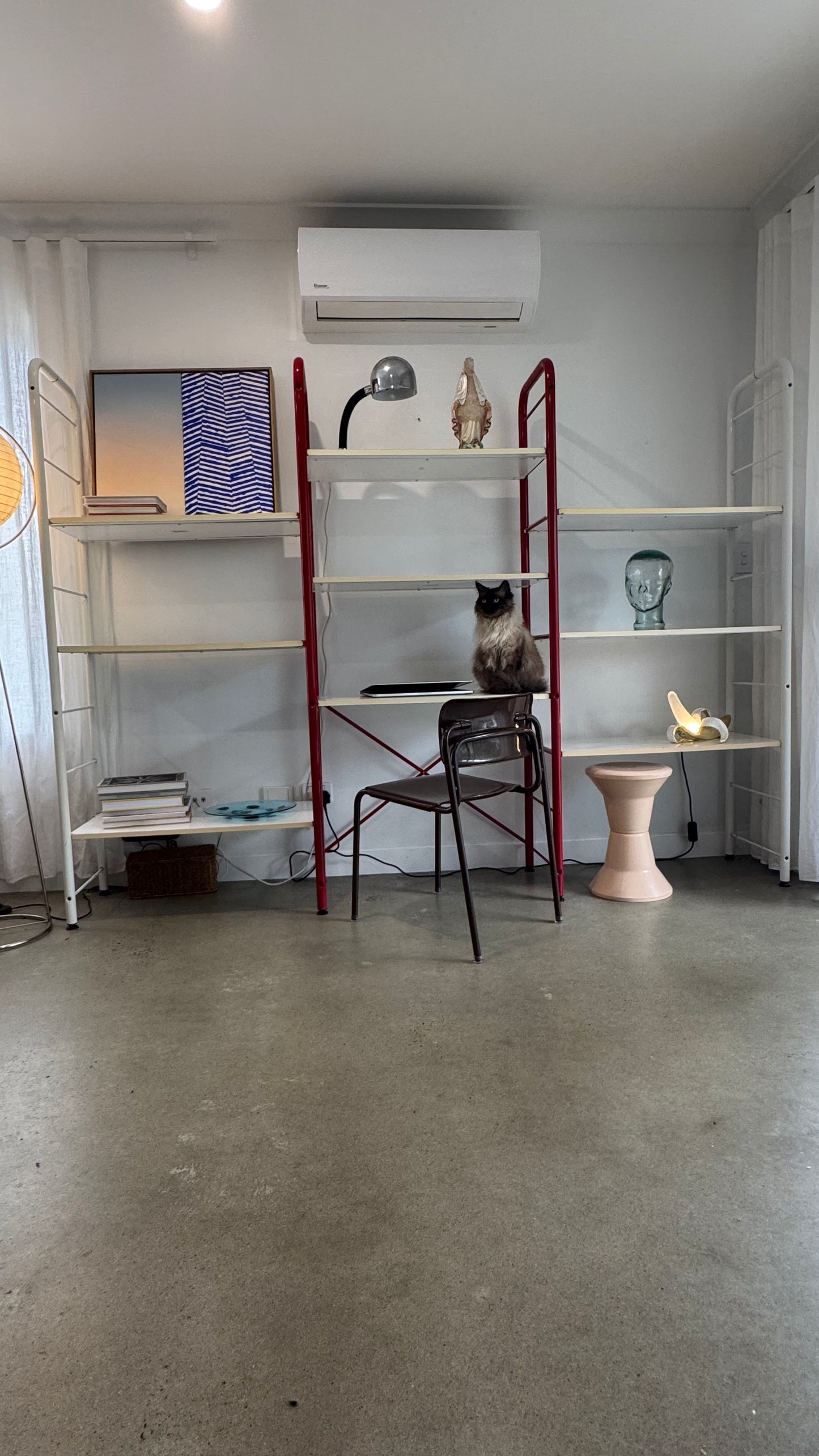 Vintage 80s Australian designed Modular Shelf System by Tubo