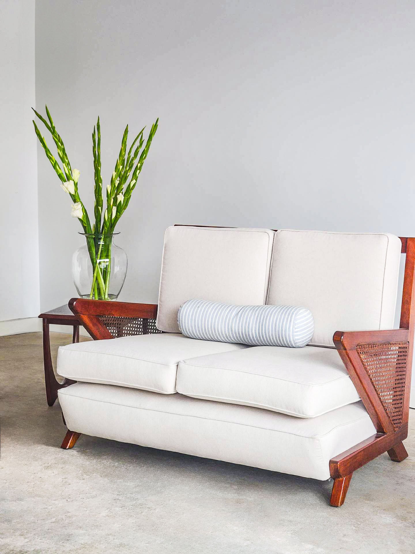 Rattan Sofa and Armchairs (sold separately)