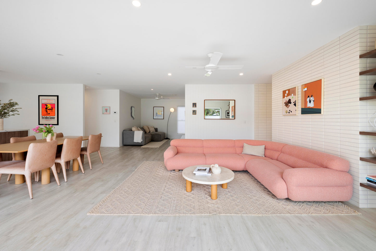 Jardan Valley Modular Sofa - Pink