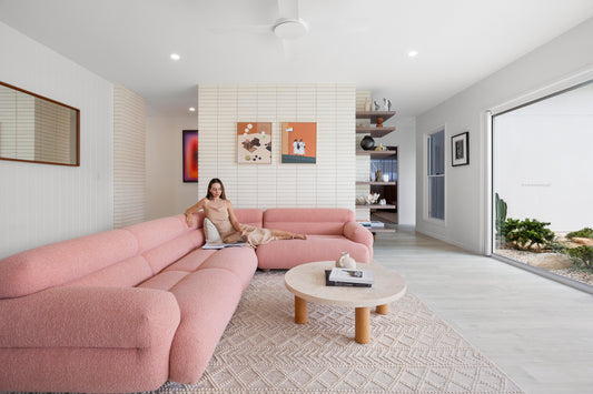 Jardan Valley Modular Sofa - Pink