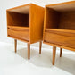 Pair of Teak Bedside Tables