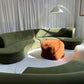 Bespoke Green Curved Modular Sofa