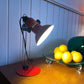 Vintage enamel desk lamps