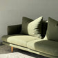 ON HOLD -Green Linen Jardan Nook Sofa