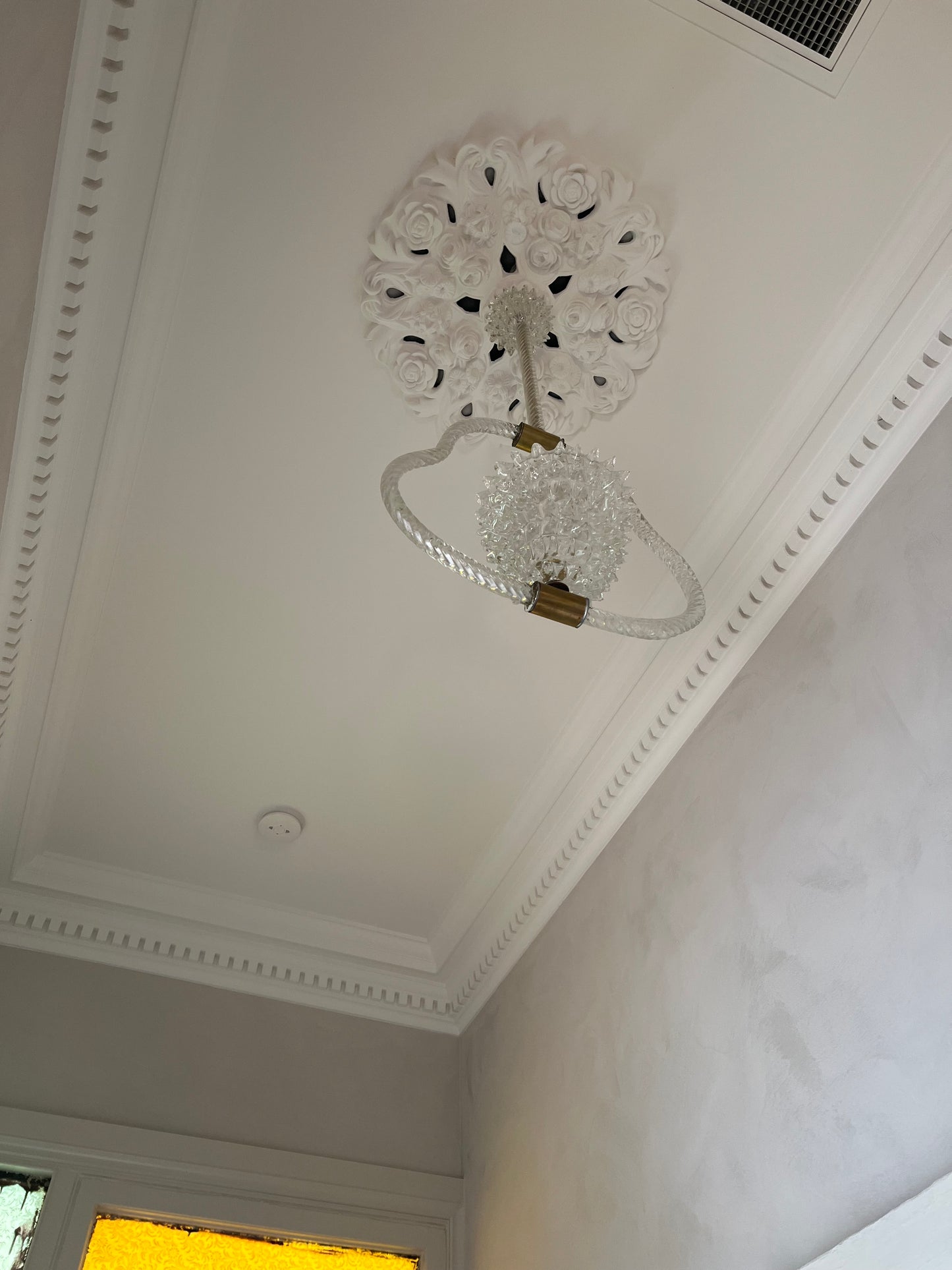 Vintage Murano Rostrato Pendant Light