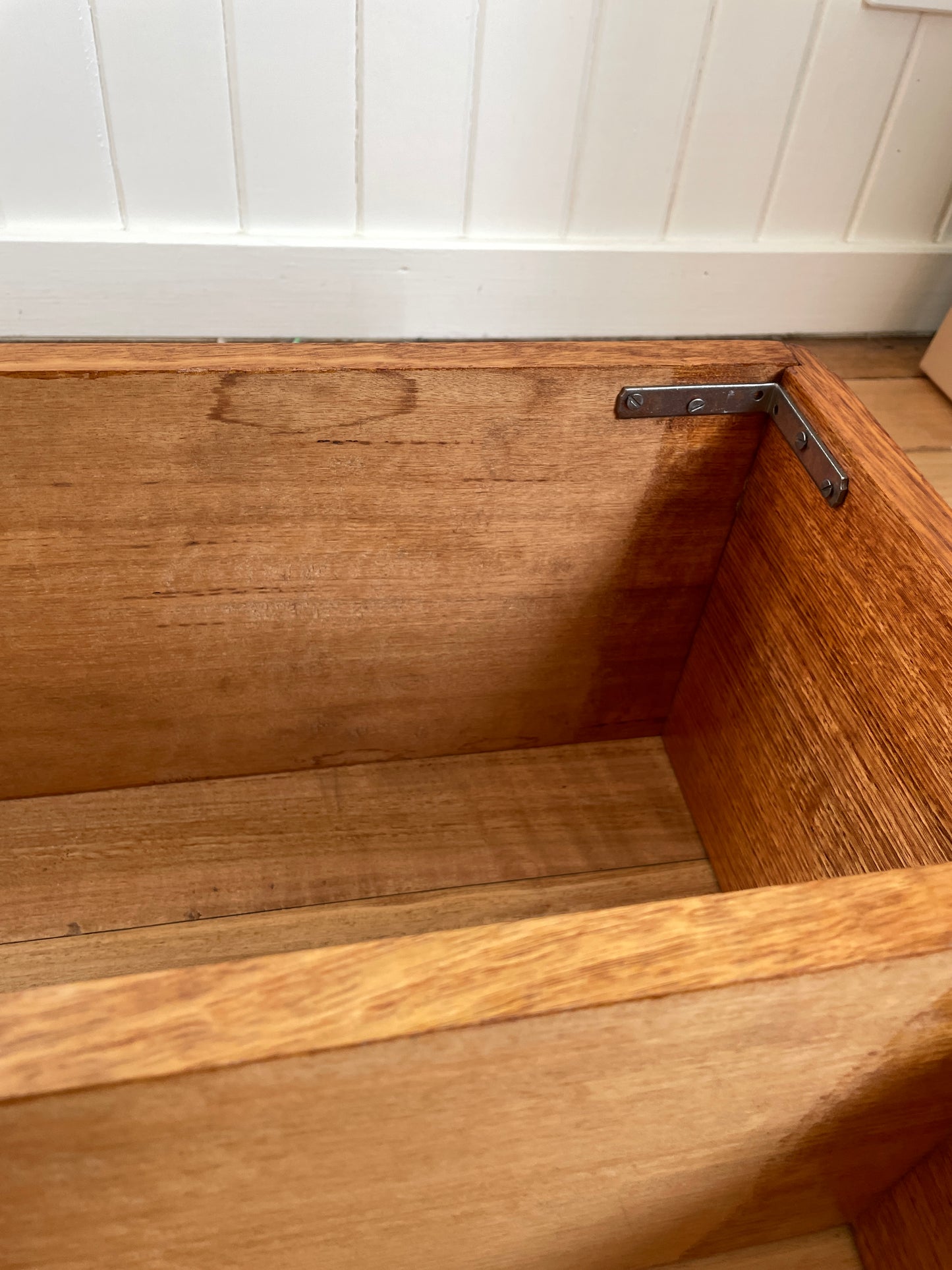Vintage timber book shelf