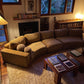 On Hold - Large Modular Soft Camel Velvet Sofa