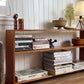 Vintage timber book shelf