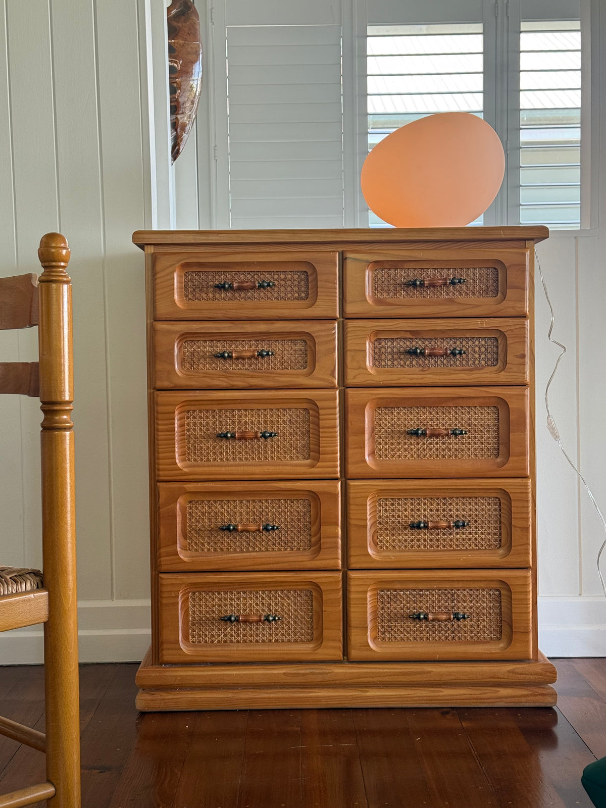 Vintage Tallboy Dresser