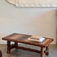 Vintage Retro Tile & Cedar Coffee Table - Spanish Revival