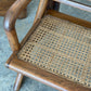 Vintage Burmese Teak and Rattan Easy Chair - Two Available