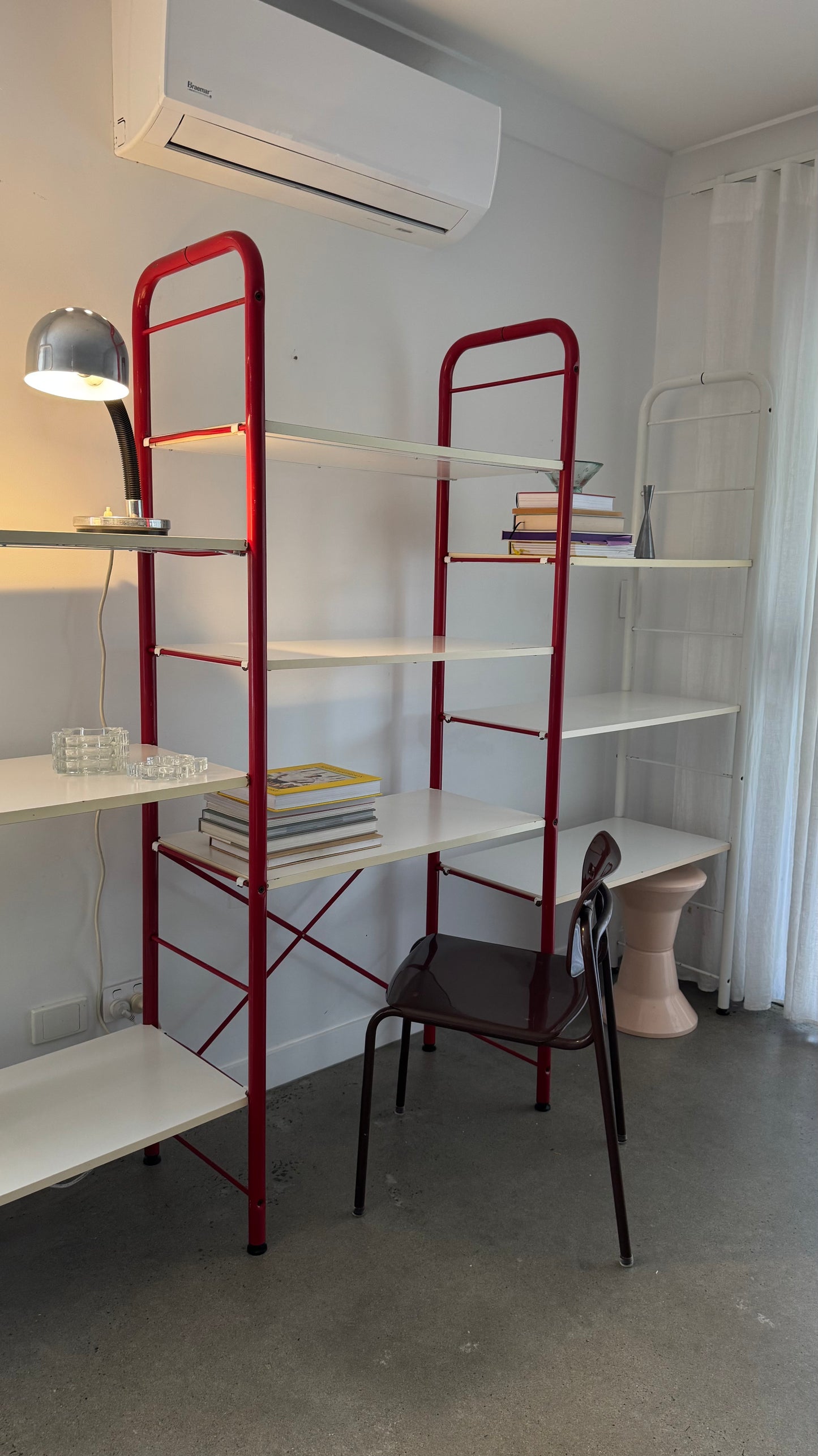 Vintage 80s Australian designed Modular Shelf System by Tubo