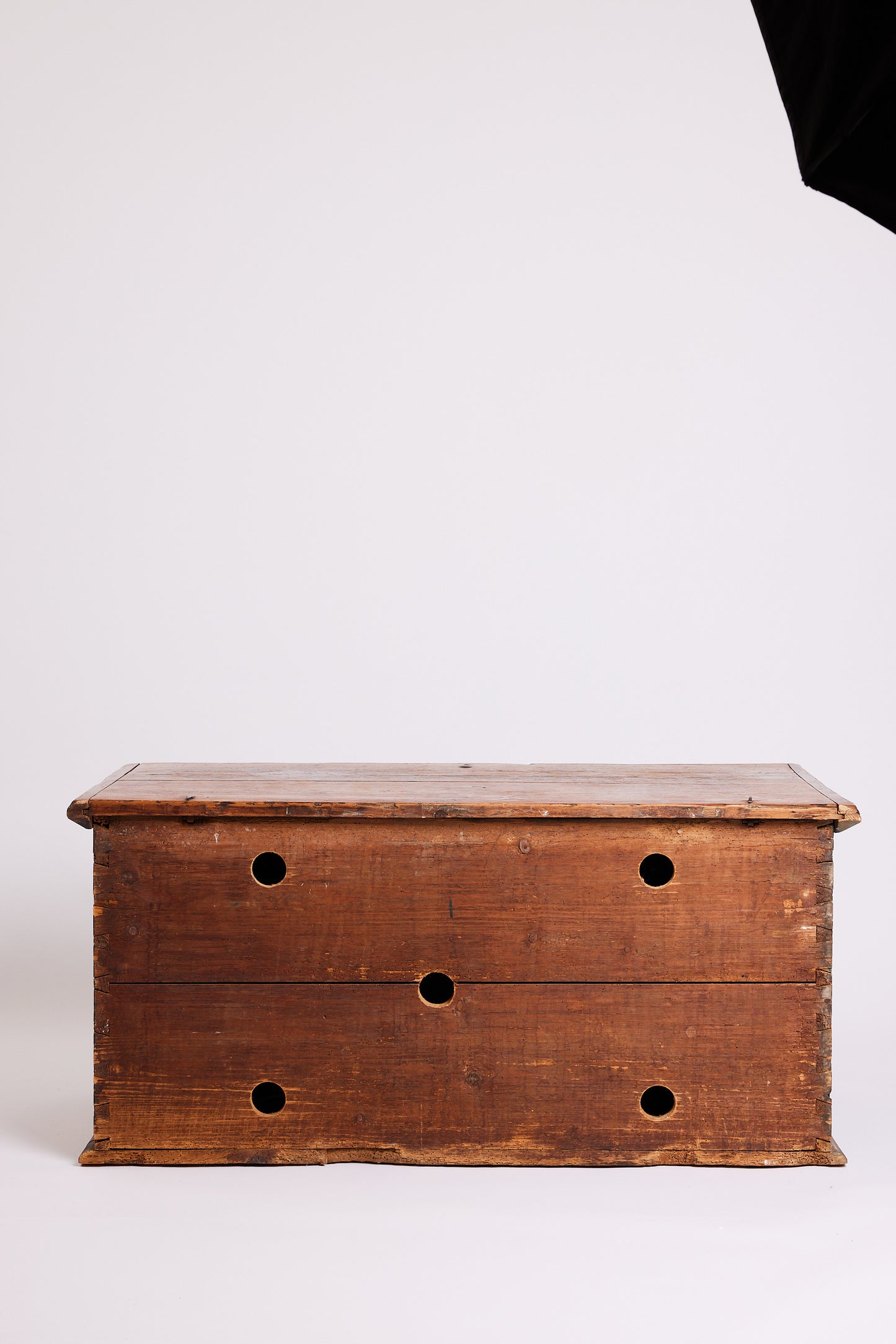 Antique Arts & Crafts Pine Blanket Chest Trunk