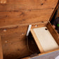 Antique Arts & Crafts Pine Blanket Chest Trunk
