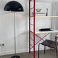 Original 1970s Black Mushroom Floor lamp