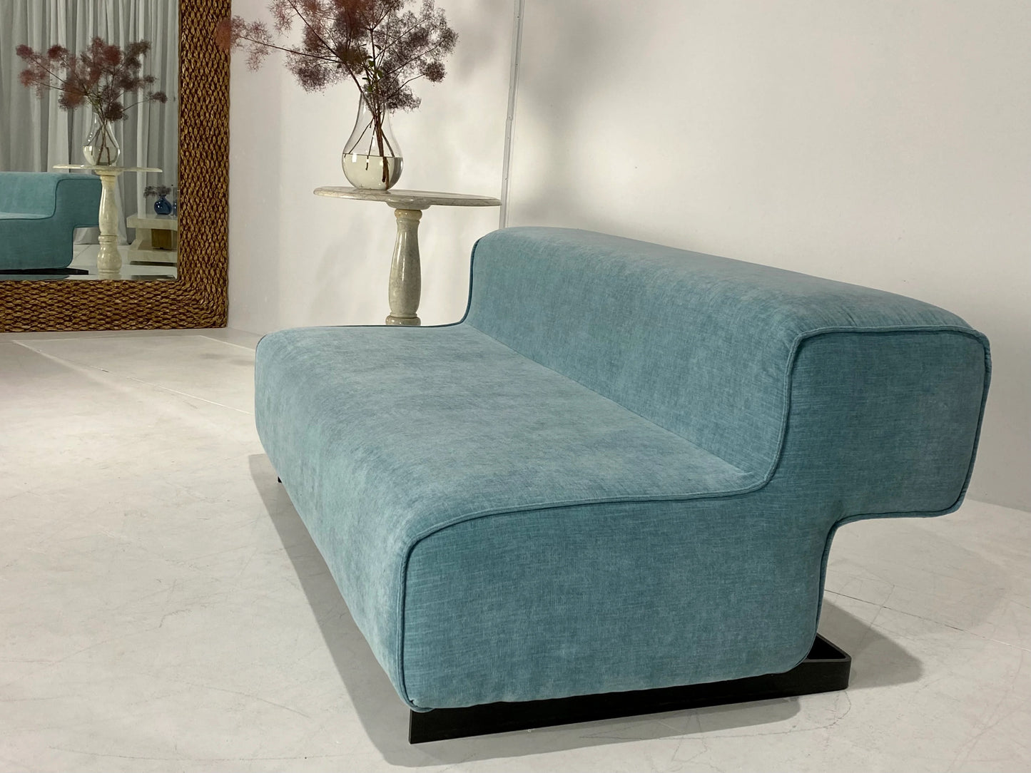 Sky Blue Floating Couch