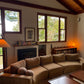 On Hold - Large Modular Soft Camel Velvet Sofa