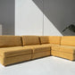 Yellow Corduroy Modular Sofa