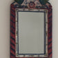 20th Century Folk Hand-Painted Wooden Mirror