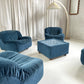 Zotta Vintage Corduroy Modular Chairs - Four Available