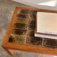 Vintage Mid-Century Green Tile & Timber Coffee Table