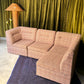 Vintage Pink Tweed Midcentury Modular Sofa, 60’s