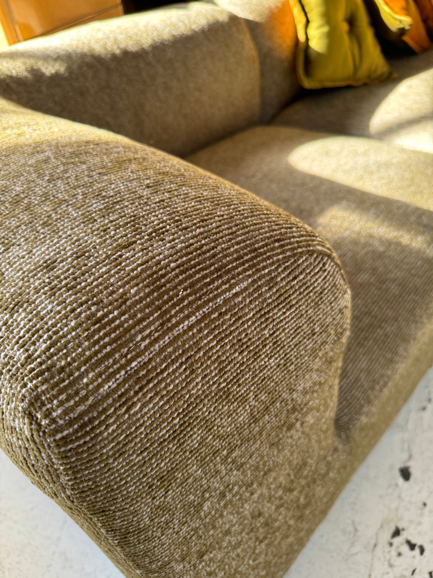 Bespoke Vintage Olive Modular Sofa Set